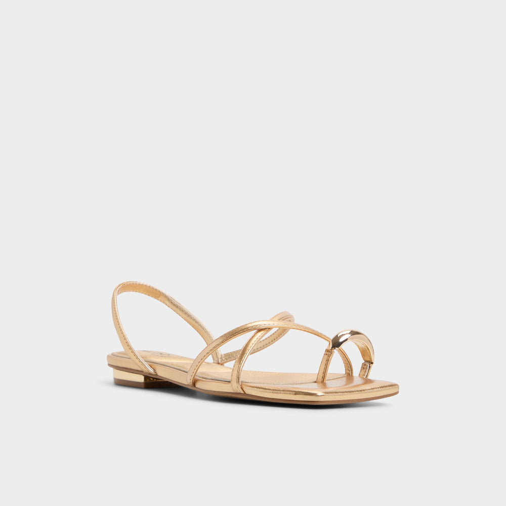 Gold Synthesa Gold Women's Travel essentials - Flip flop | Aldo