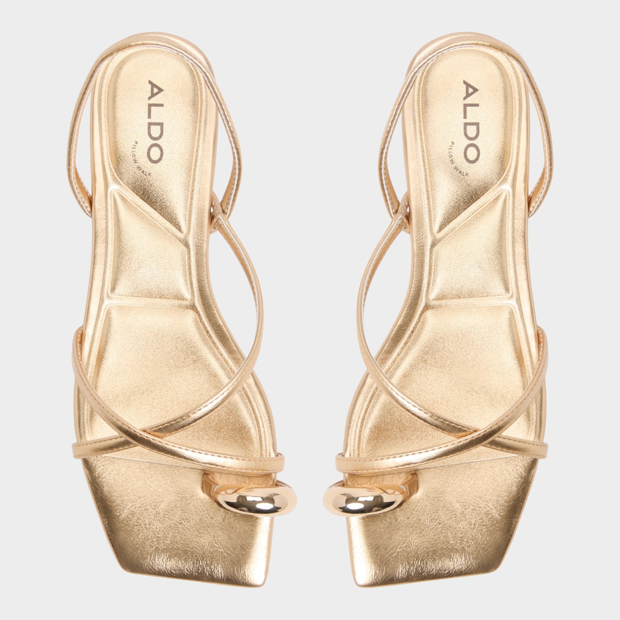 Gold Synthesa Gold Women's Travel essentials - Flip flop | Aldo