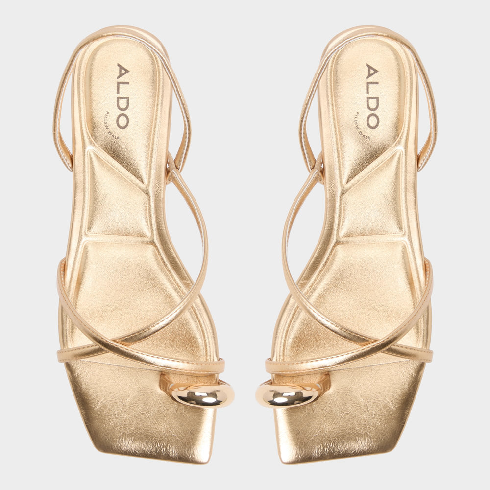Gold Synthesa Gold Women's Travel essentials - Flip flop | Aldo