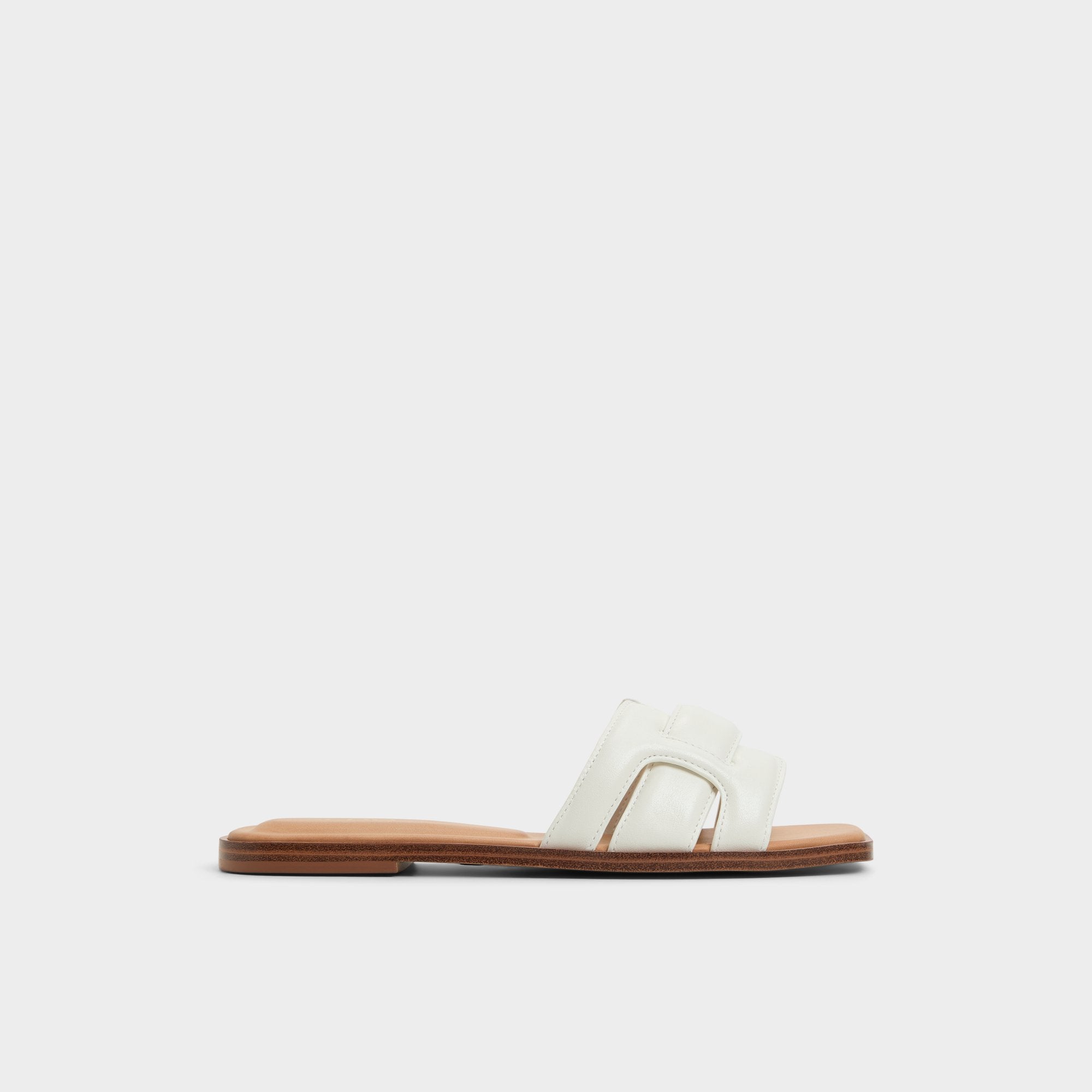 White Eleny White Women's Flats - Slide sandal | Aldo