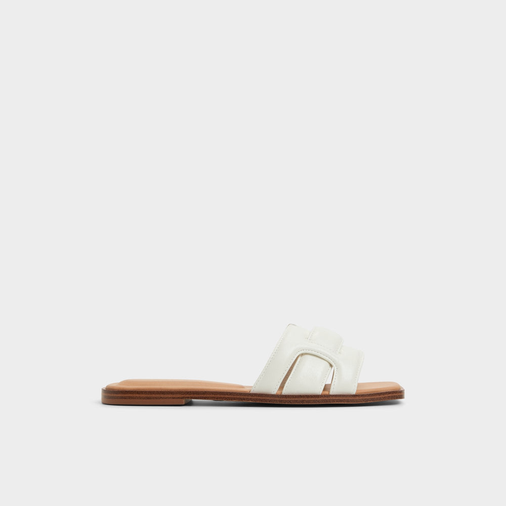 White Eleny White Women's Flats - Slide sandal | Aldo