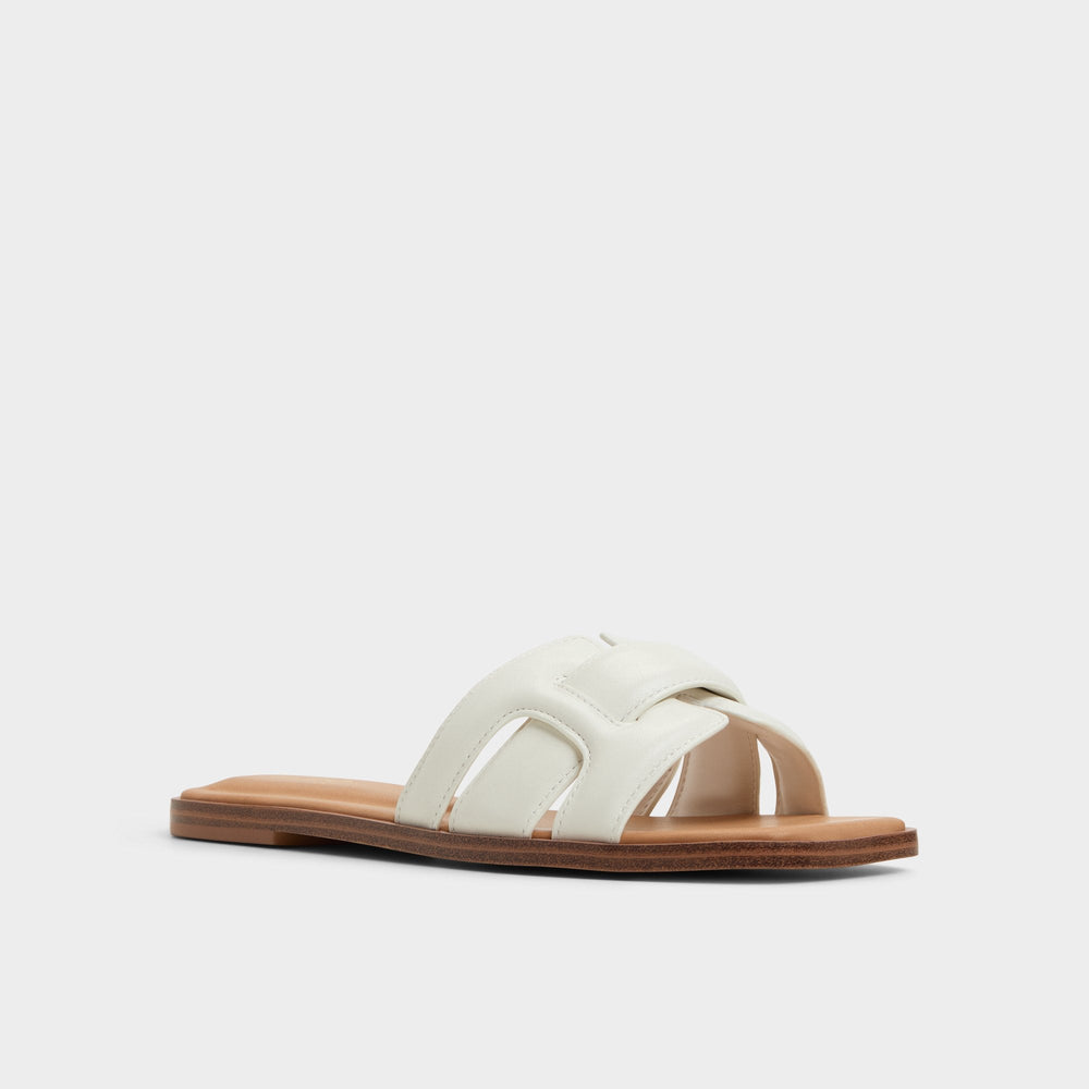 White Eleny White Women's Flats - Slide sandal | Aldo