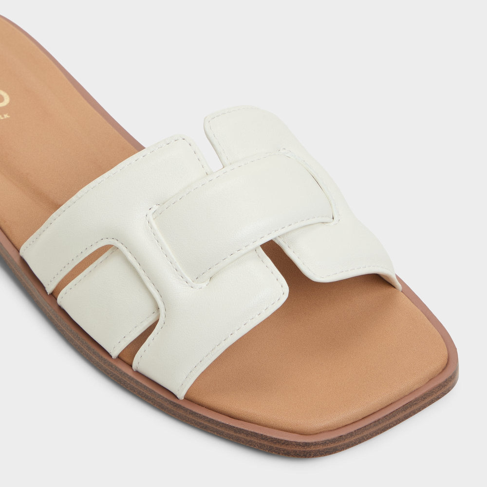 White Eleny White Women's Flats - Slide sandal | Aldo