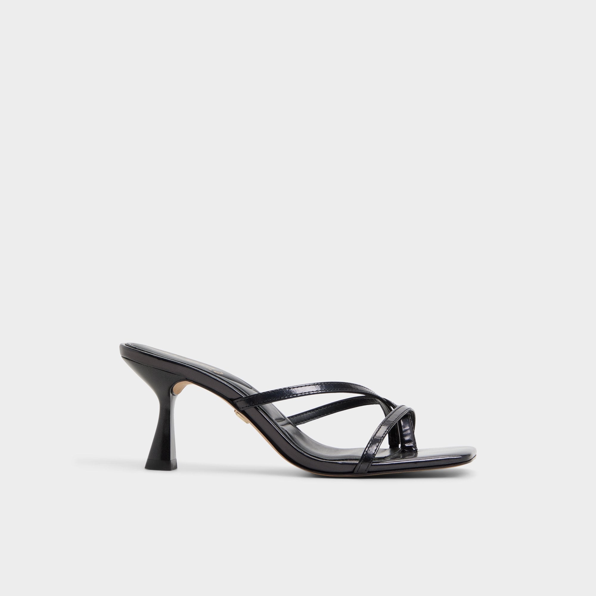 Black Calypsa Black Women's Animal Prints - Strappy heeled sandal, Block heel | Aldo