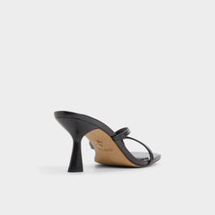 Black Calypsa Black Women's Animal Prints - Strappy heeled sandal, Block heel | Aldo