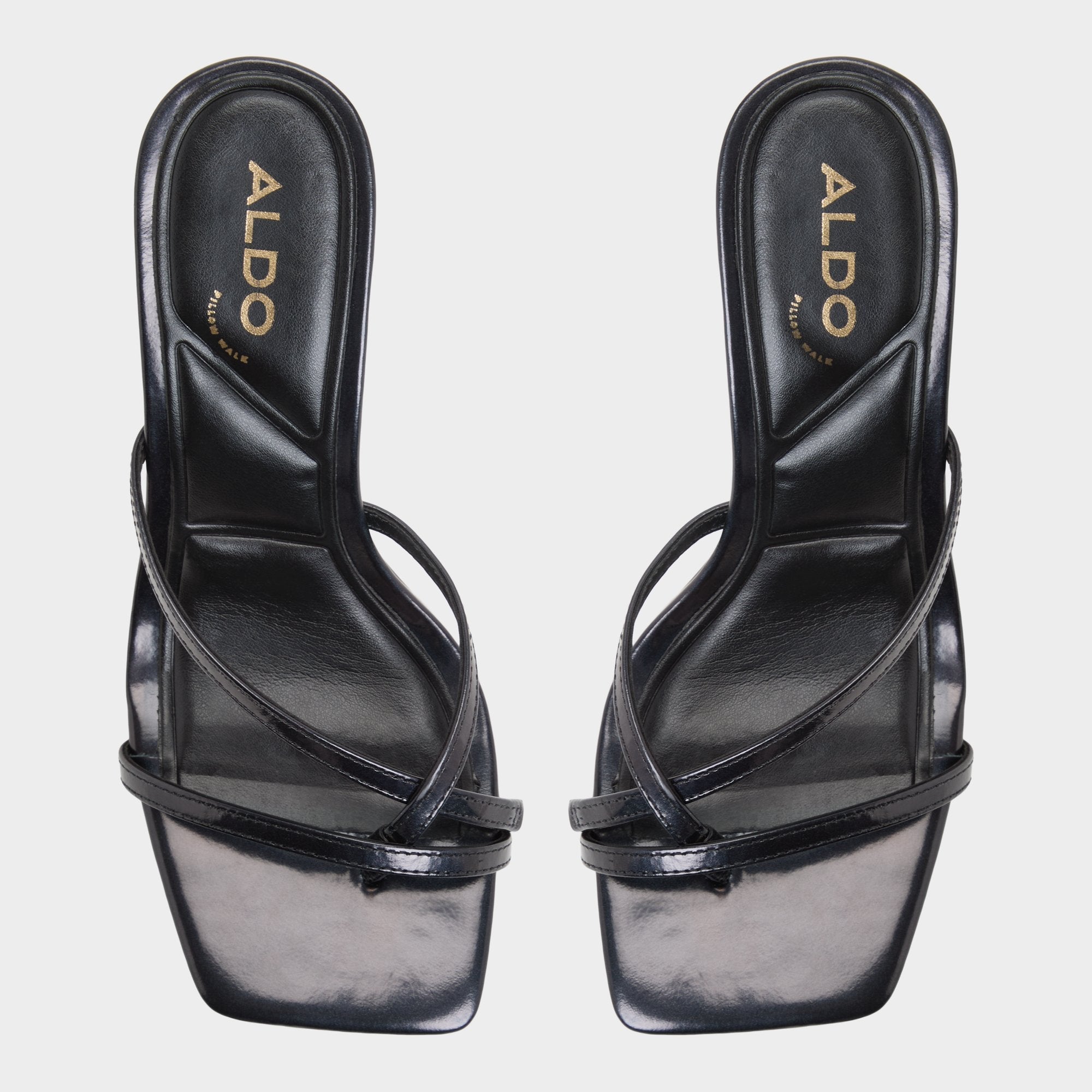 Black Calypsa Black Women's Animal Prints - Strappy heeled sandal, Block heel | Aldo