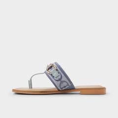 Other Blue Coralynna in Other Blue - T-strap sandal | Aldo