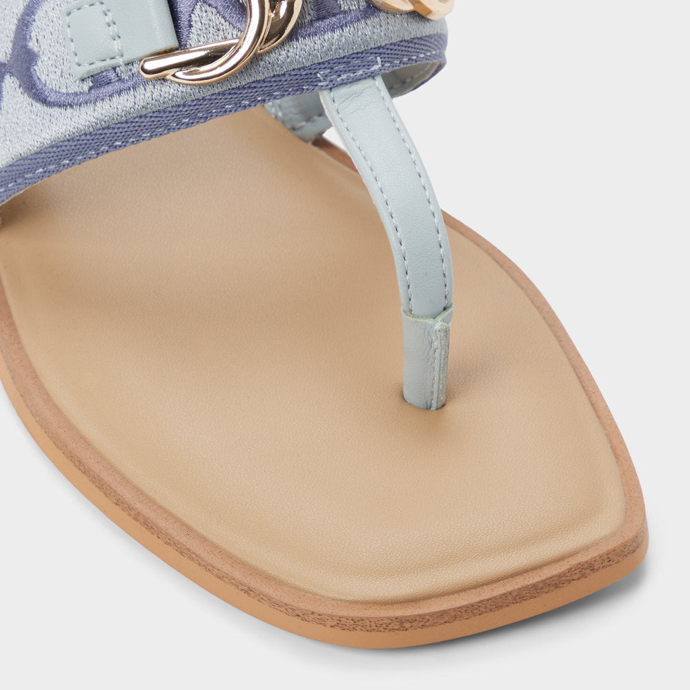 Other Blue Coralynna in Other Blue - T-strap sandal | Aldo