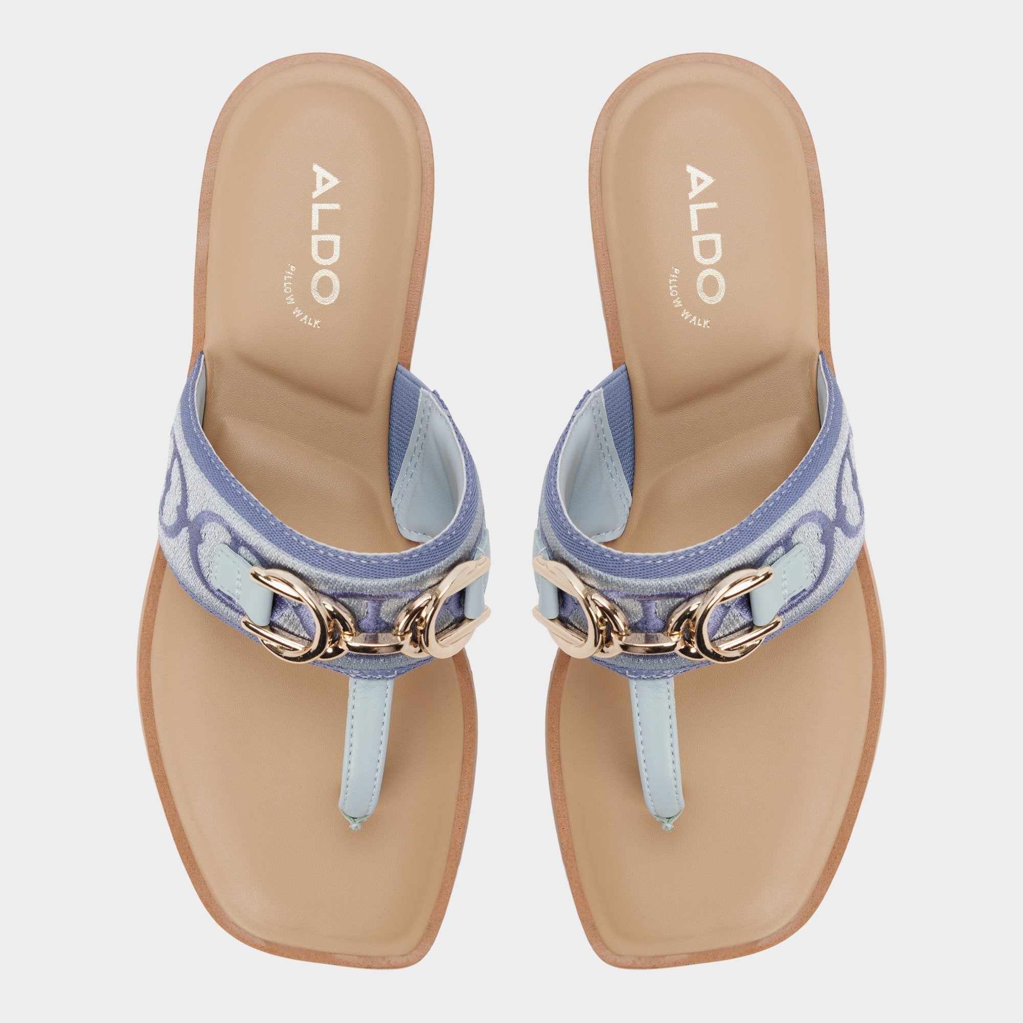 Other Blue Coralynna in Other Blue - T-strap sandal | Aldo