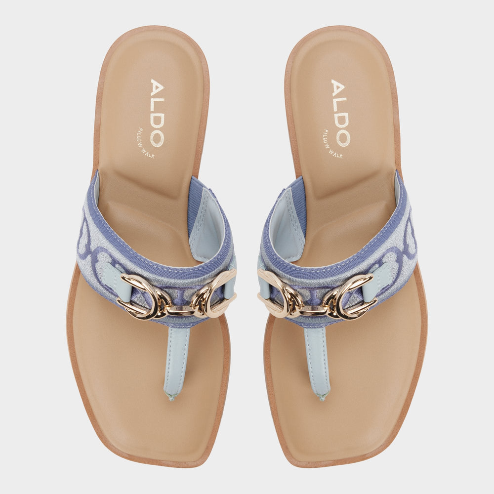 Other Blue Coralynna in Other Blue - T-strap sandal | Aldo