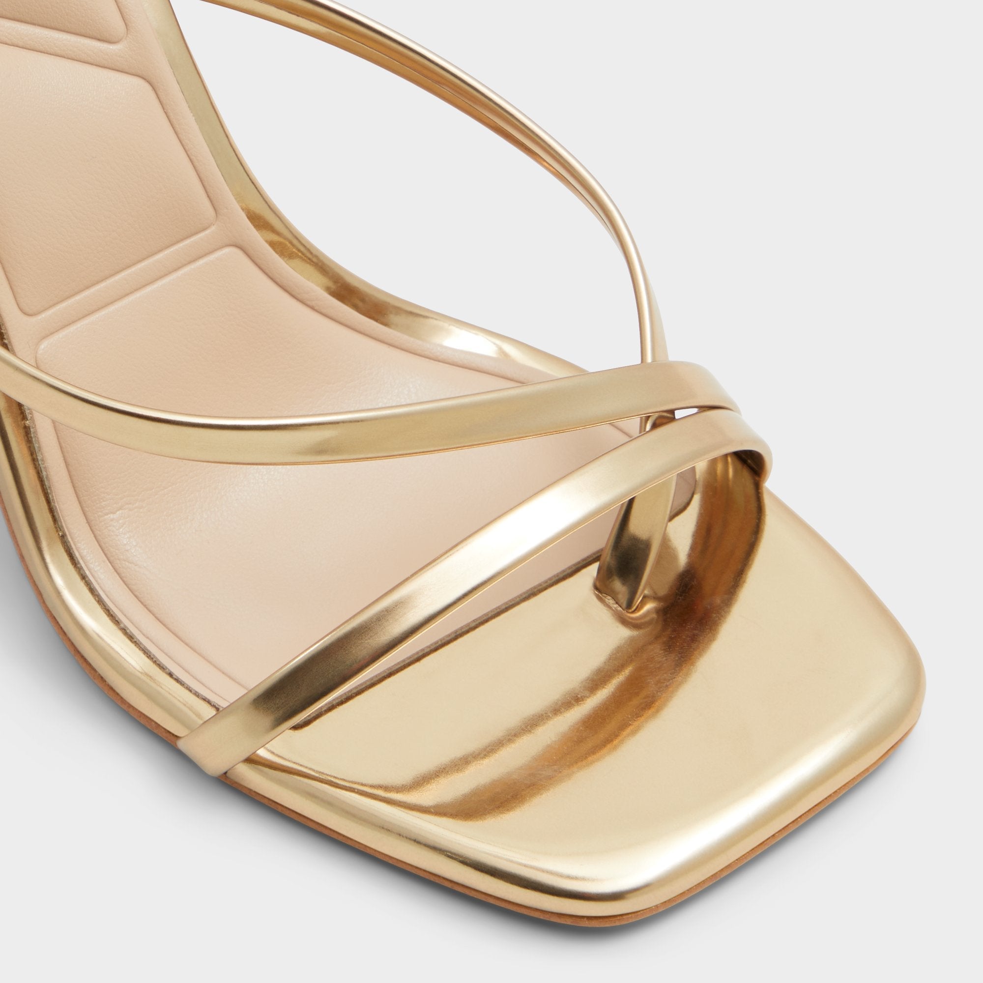 Gold Laurader Gold Women's Block heels - Strappy heeled sandal, Block heel | Aldo