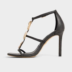 Black Summerdate Black Women's Strappy sandals - Strappy heeled sandal | Aldo