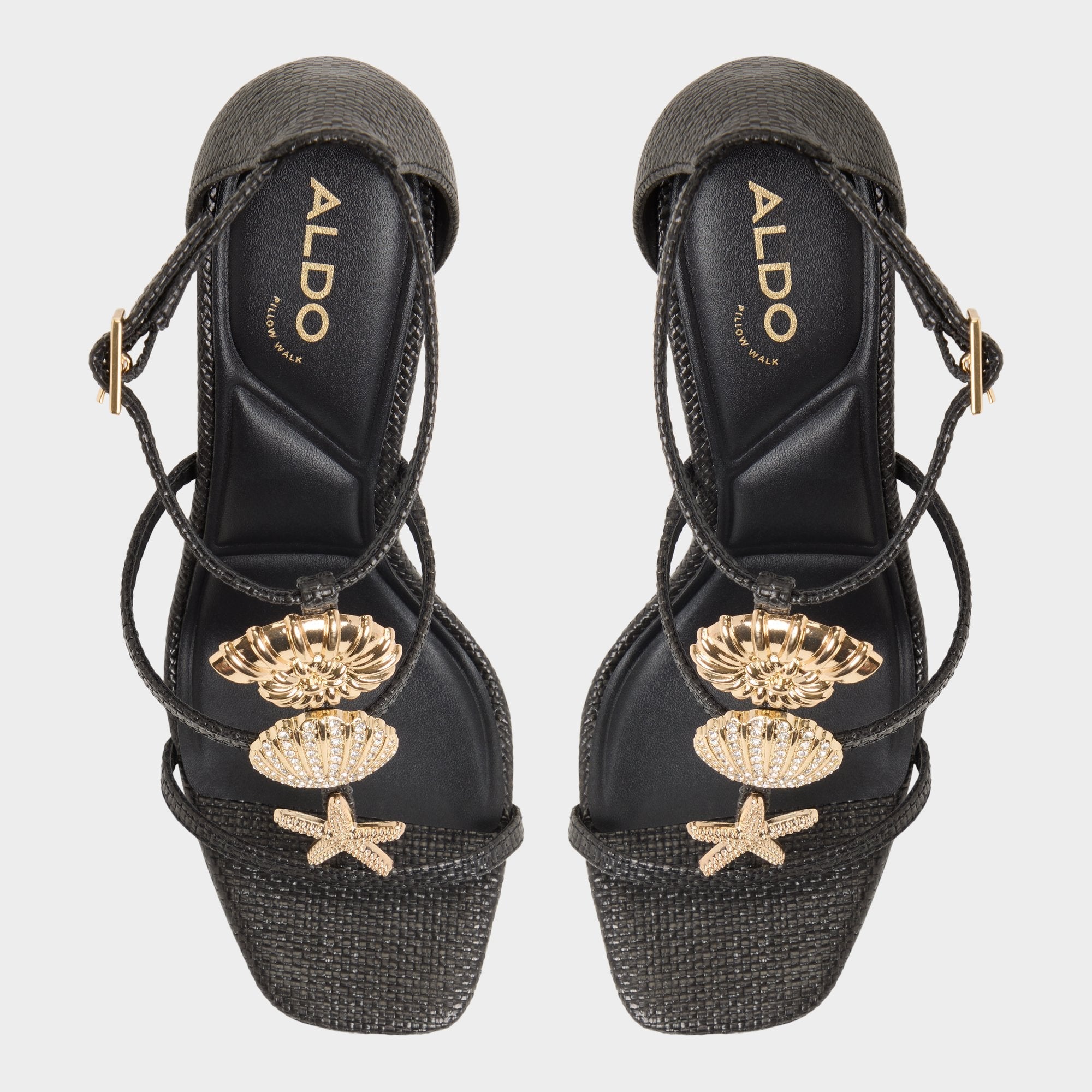 Black Summerdate Black Women's Strappy sandals - Strappy heeled sandal | Aldo
