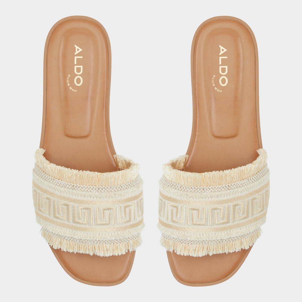 Gold Nalani Gold Women's Flats - Slide sandal | Aldo