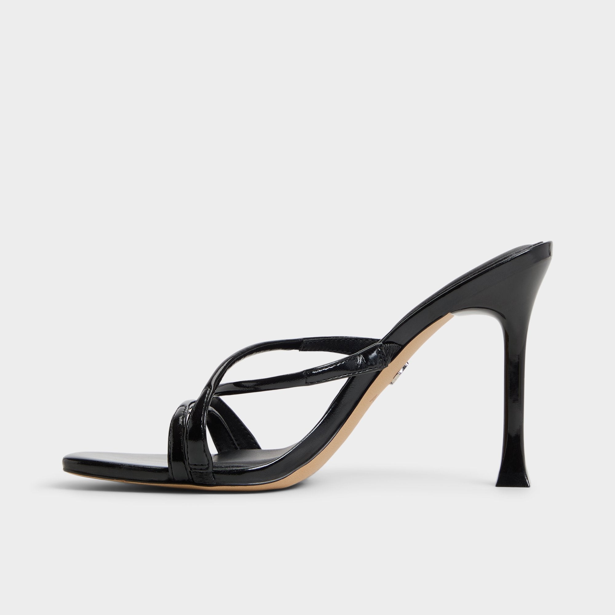 Black Velaia Black Women's Heeled mules - Heeled mule, Stiletto heel | Aldo