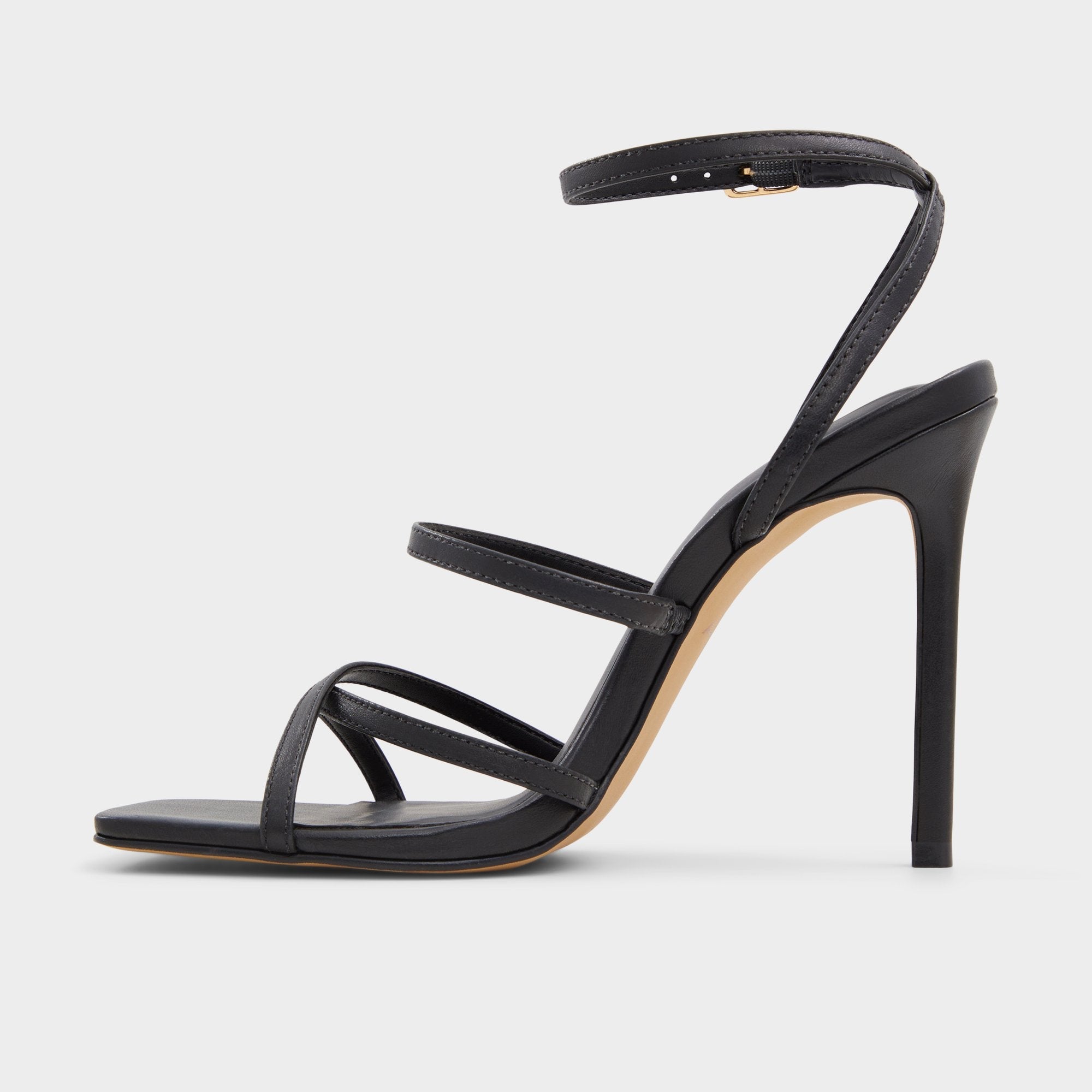 Black Galoi Black Women's Strappy sandals - Strappy heeled sandal | Aldo