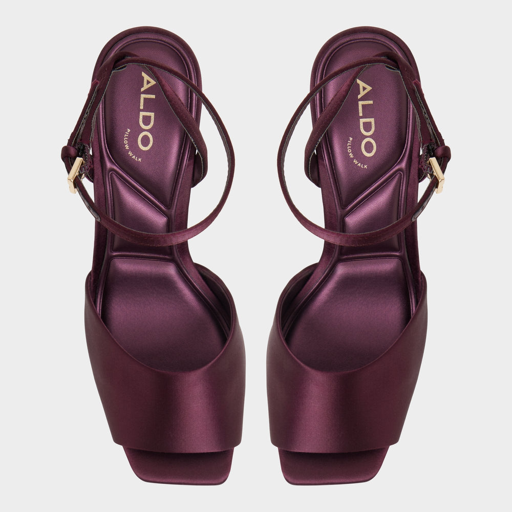 Bordo Kaiasien in Bordo 14151896 - Strappy heeled sandal, Stiletto heel | Aldo