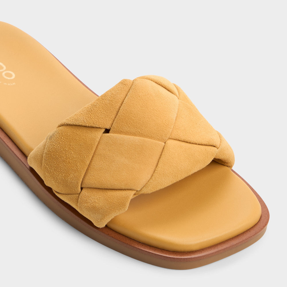 Other Yellow Esterelle Other Yellow Women's Flats - Slide sandal | Aldo
