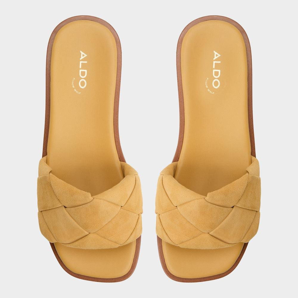 Other Yellow Esterelle Other Yellow Women's Flats - Slide sandal | Aldo