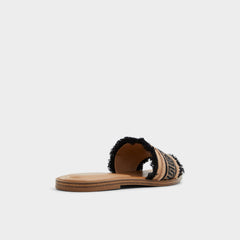 Open Black Nalani Open Black Women's Flats - Slide sandal | Aldo