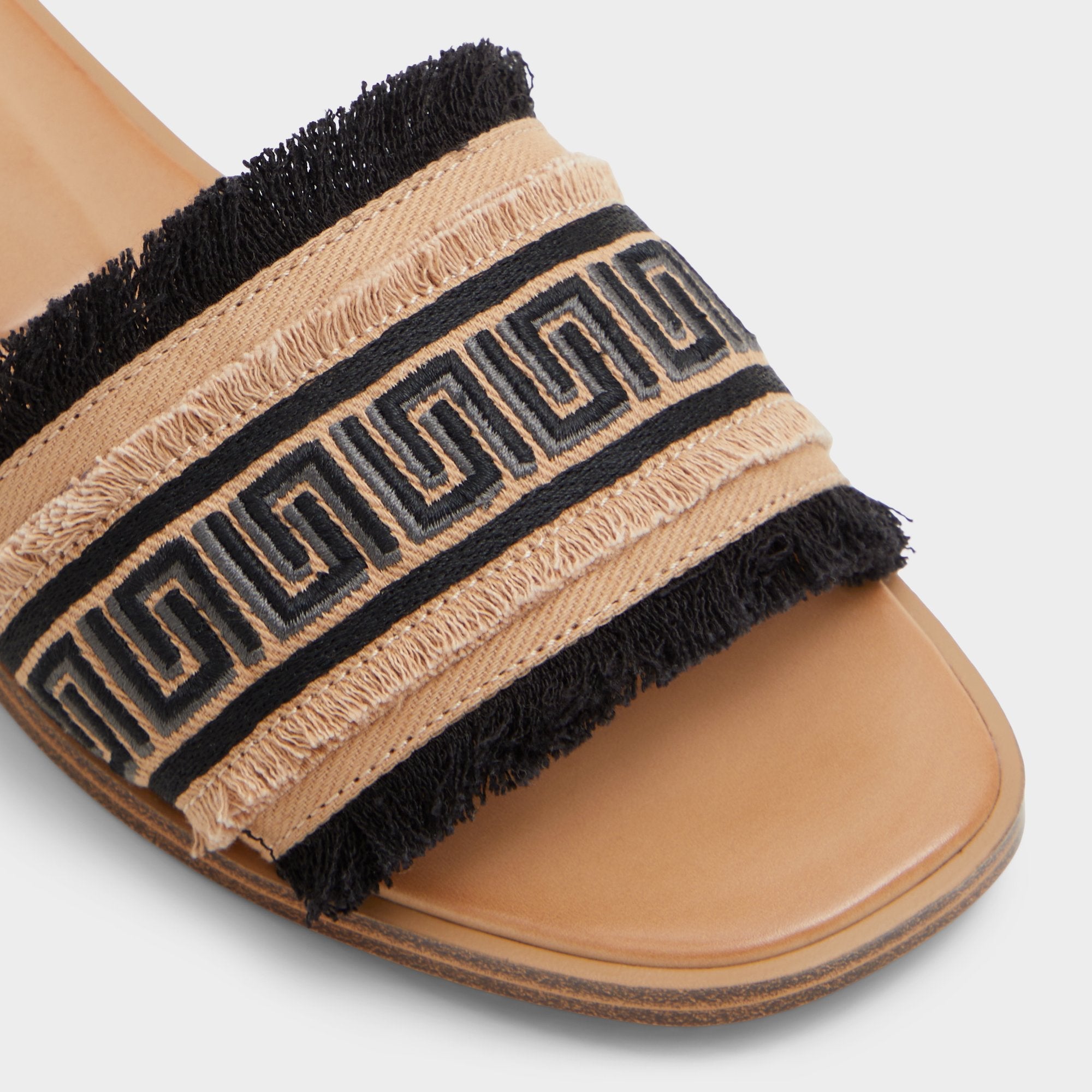Open Black Nalani Open Black Women's Flats - Slide sandal | Aldo