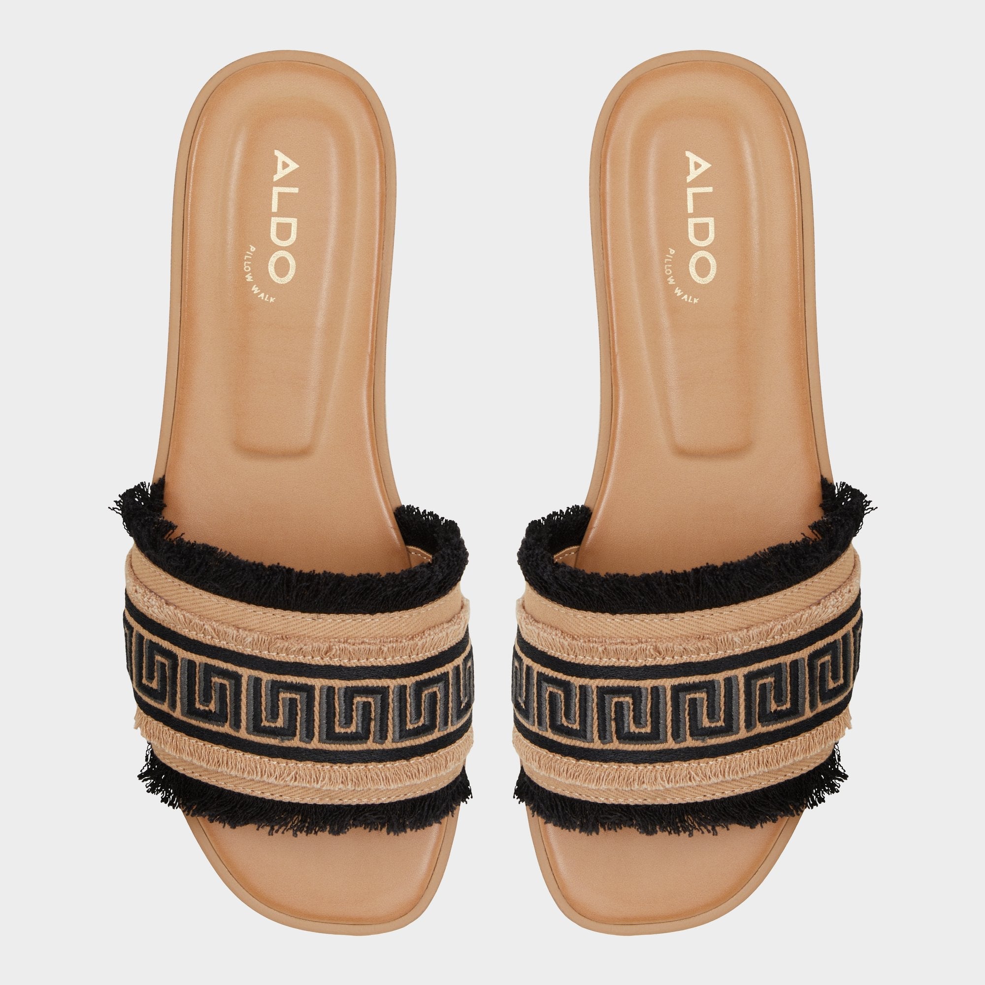 Open Black Nalani Open Black Women's Flats - Slide sandal | Aldo
