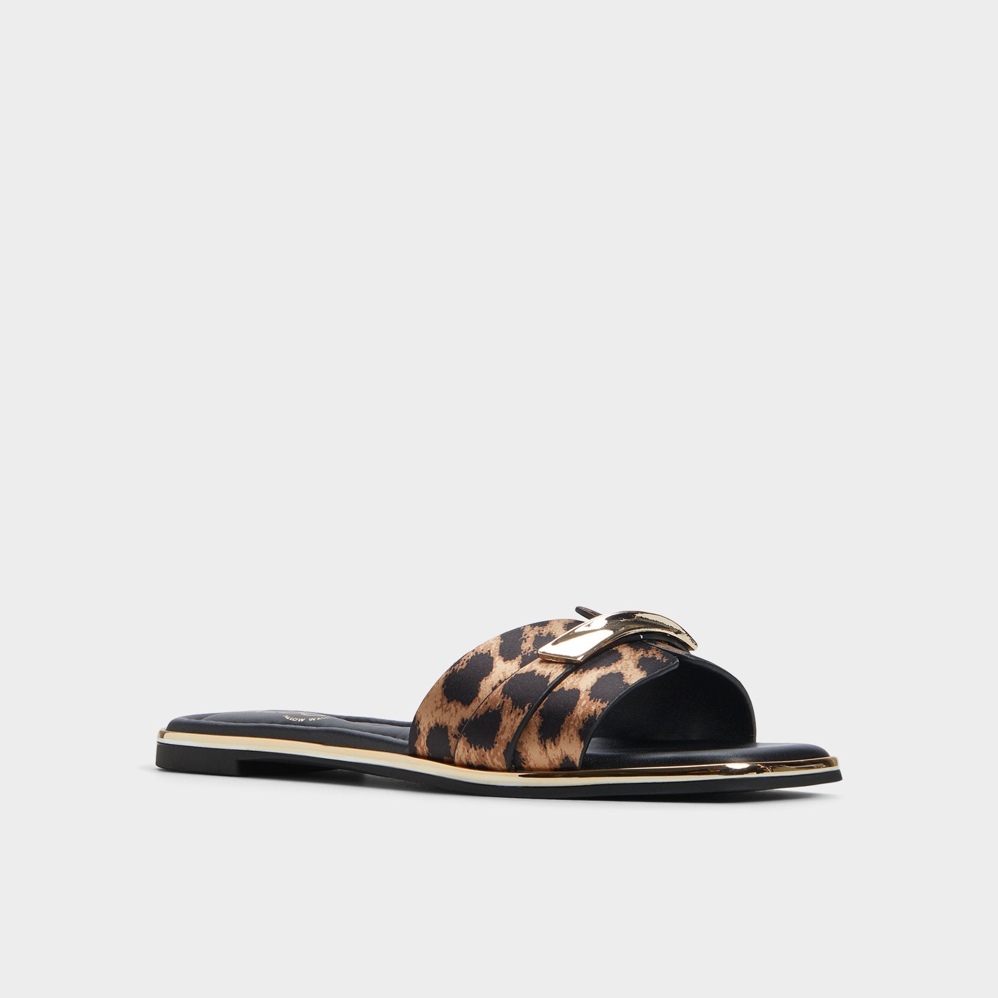 Brown multi Darlina Brown Multi Women's Flats - Slide sandal | Aldo