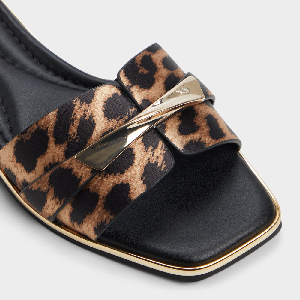 Brown multi Darlina Brown Multi Women's Flats - Slide sandal | Aldo
