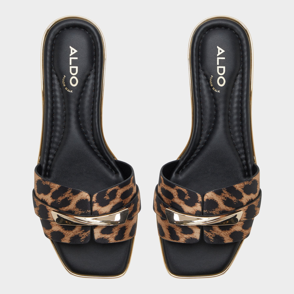 Brown multi Darlina Brown Multi Women's Flats - Slide sandal | Aldo
