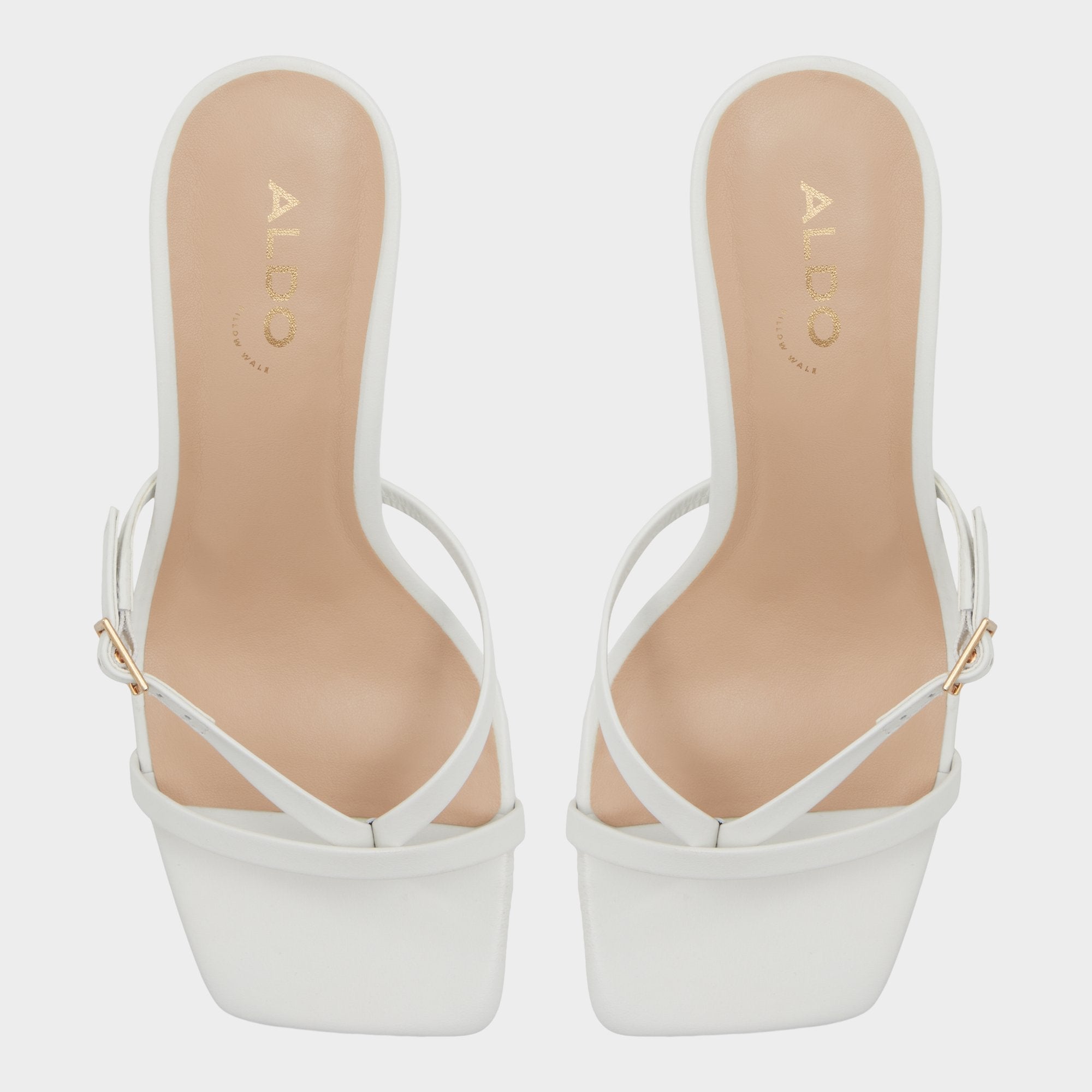 White/Bone Gannever White/Bone Women's Heeled sandals -  | Aldo