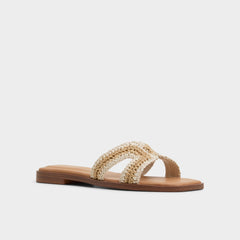 Beige Itsandal Beige Women's Flats - Slide sandal | Aldo