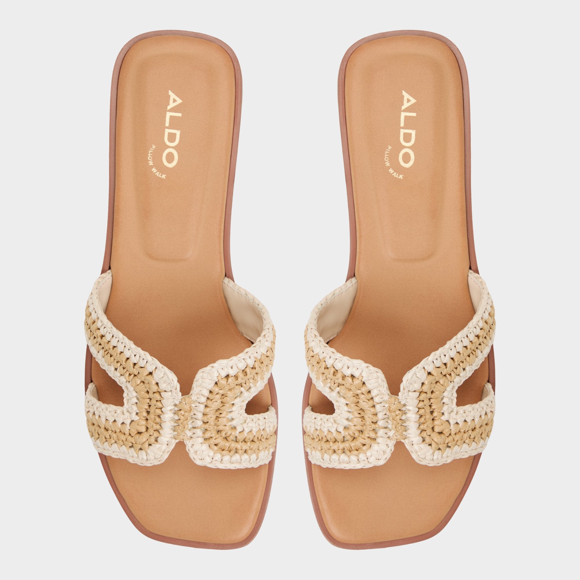 Beige Itsandal Beige Women's Flats - Slide sandal | Aldo