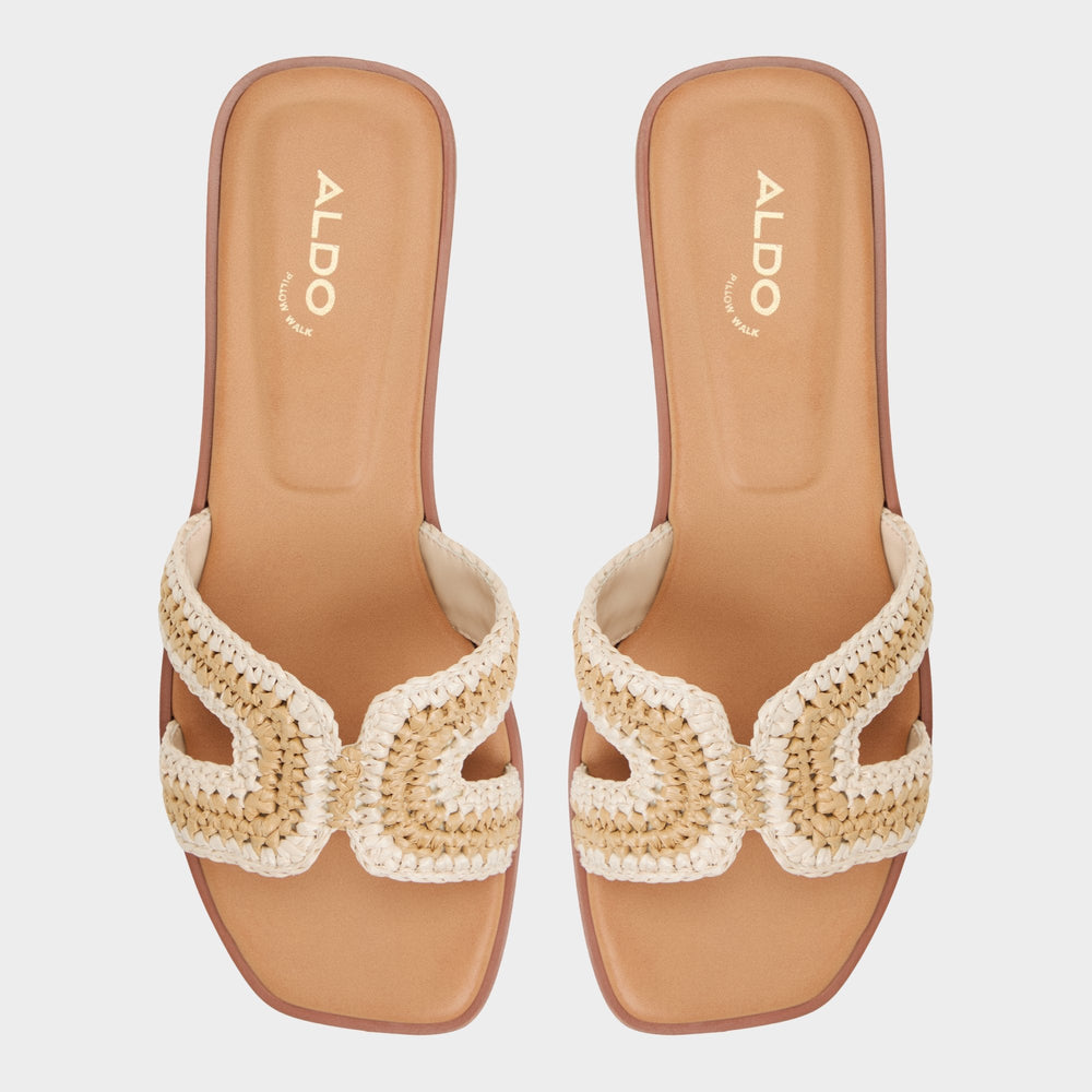 Beige Itsandal Beige Women's Flats - Slide sandal | Aldo