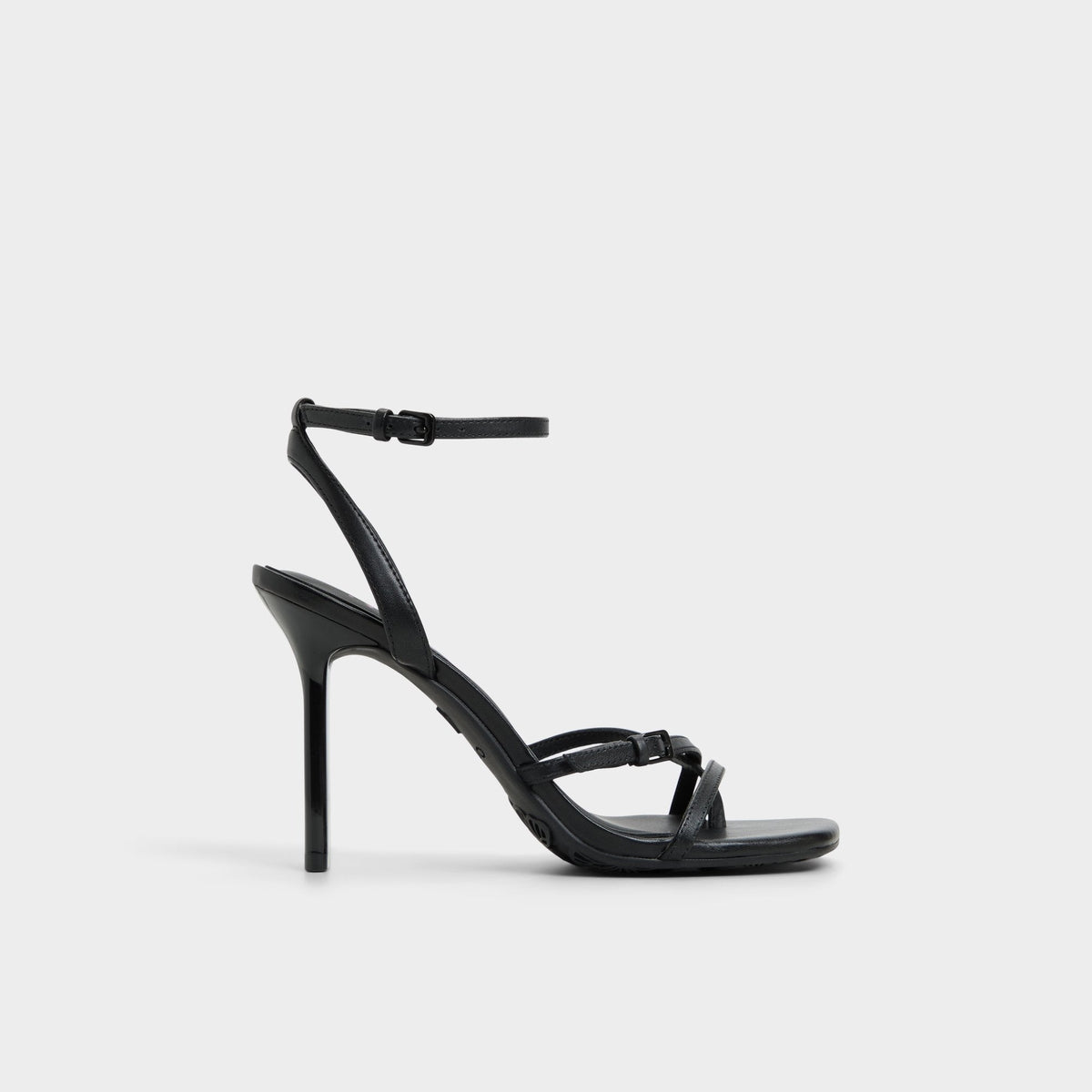 Black Conney Black Women's Heeled sandals - Strappy heeled sandal, Stiletto heel | Aldo