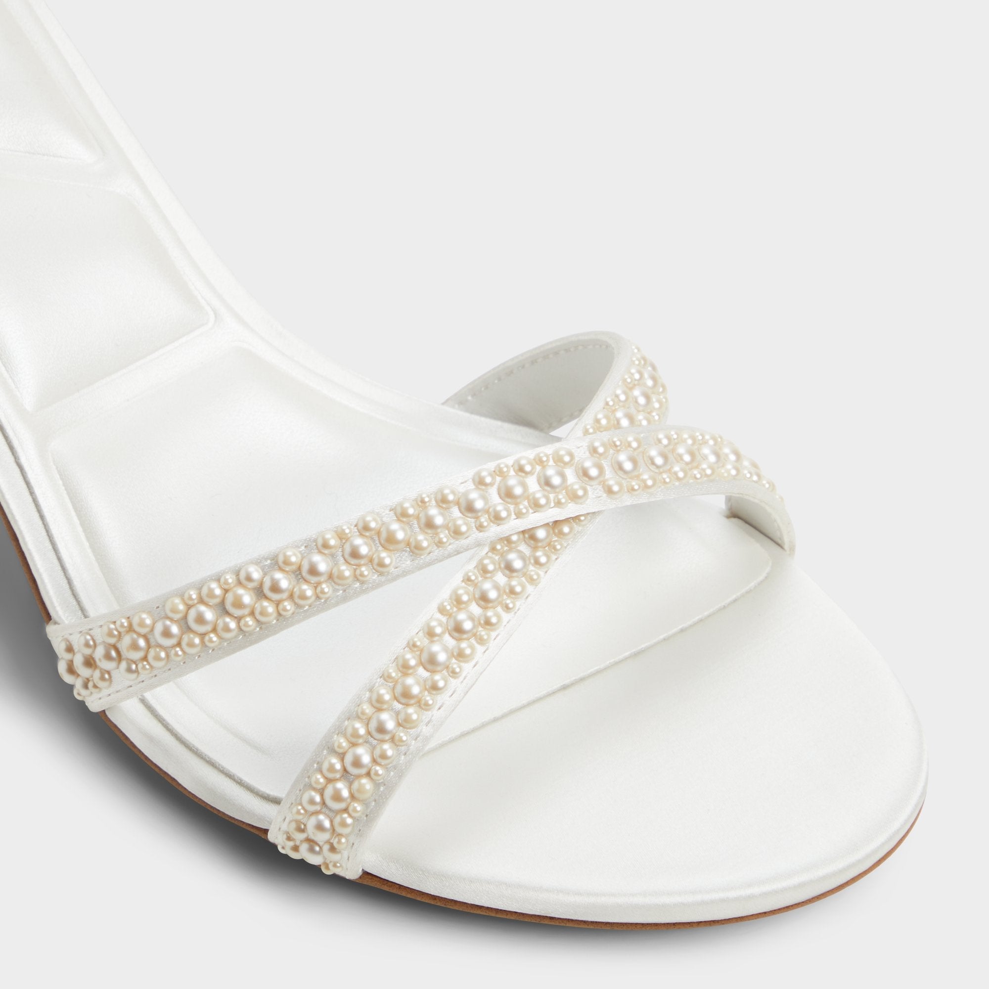Other White Bouclettie Other White Women's Block heels - Strappy heeled sandal, Block heel | Aldo