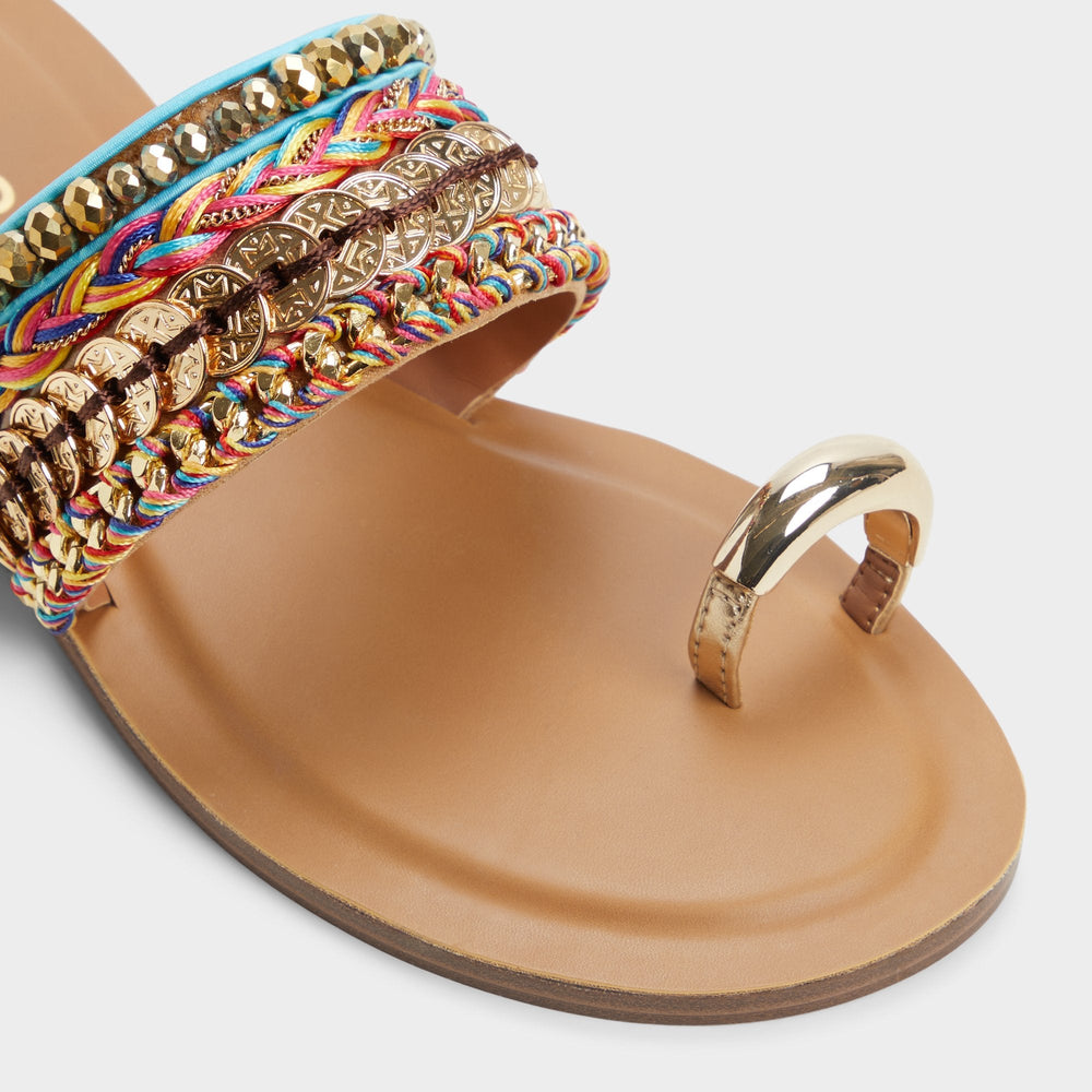 Multicolor Beachwalk Multicolor Women's Flats - Slide sandal | Aldo