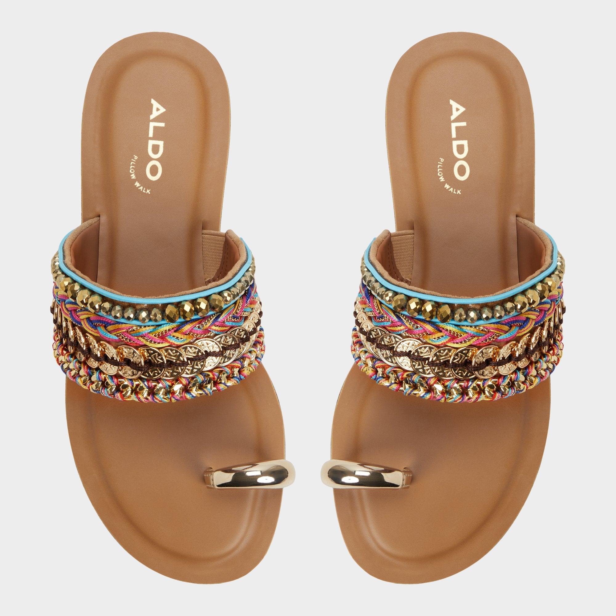 Multicolor Beachwalk Multicolor Women's Flats - Slide sandal | Aldo