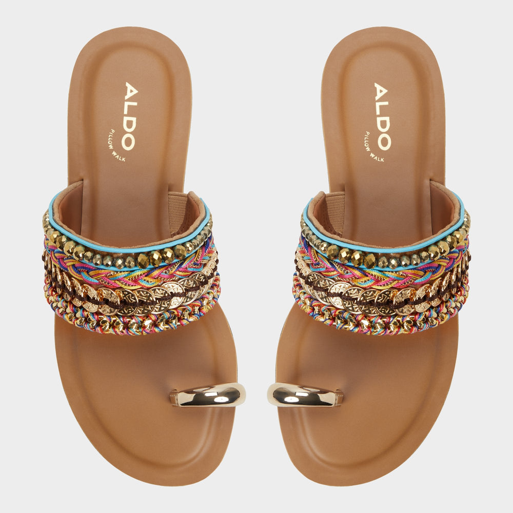 Multicolor Beachwalk Multicolor Women's Flats - Slide sandal | Aldo