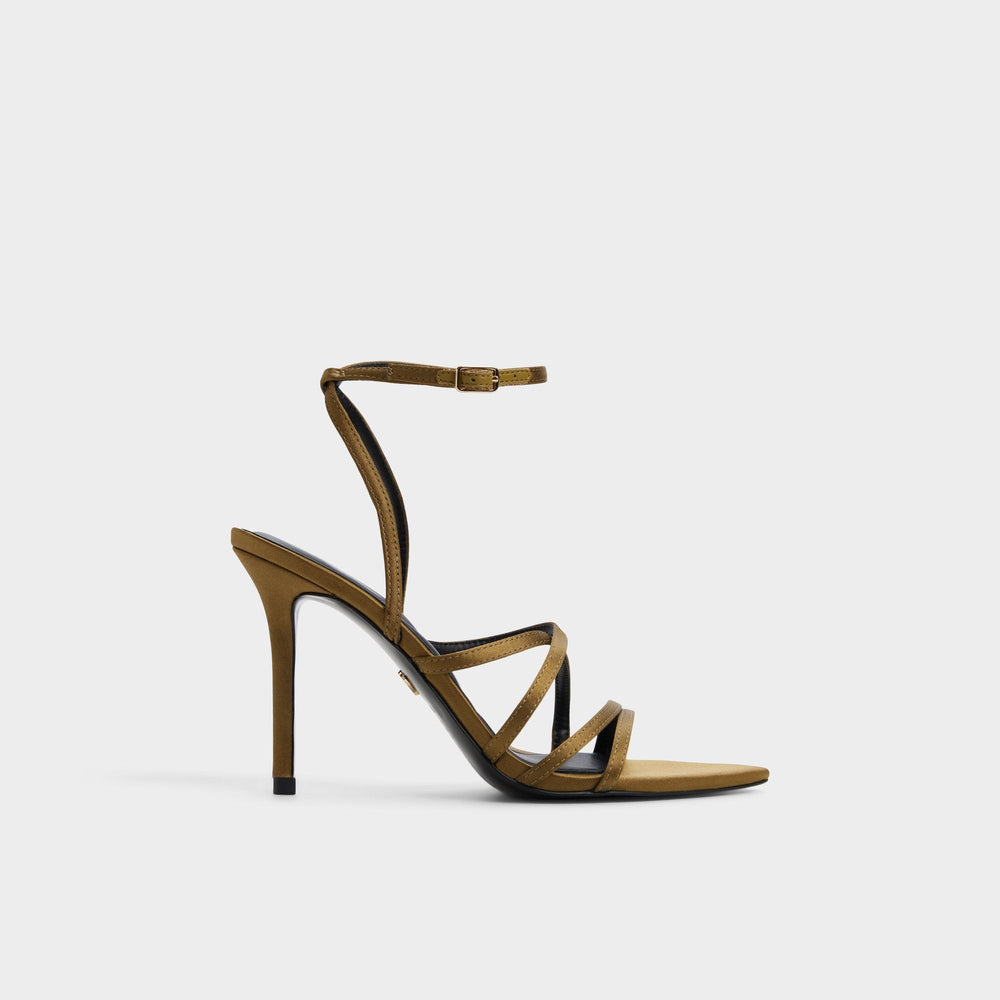 Other Green Solania Other Green Women's Strappy sandals - Strappy heeled sandal, Stiletto heel | Aldo