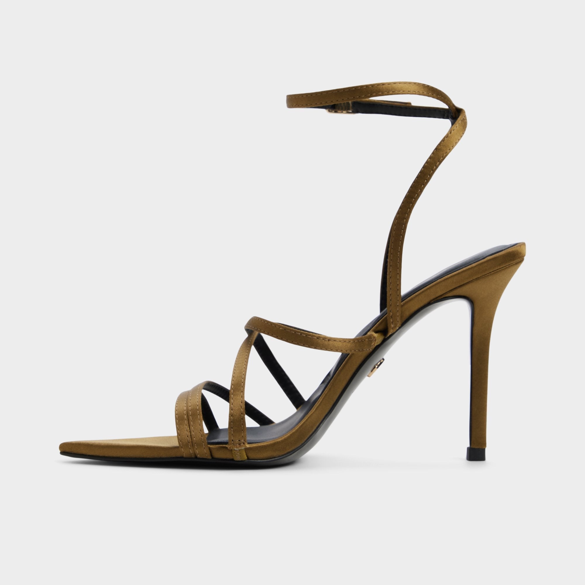 Other Green Solania Other Green Women's Strappy sandals - Strappy heeled sandal, Stiletto heel | Aldo
