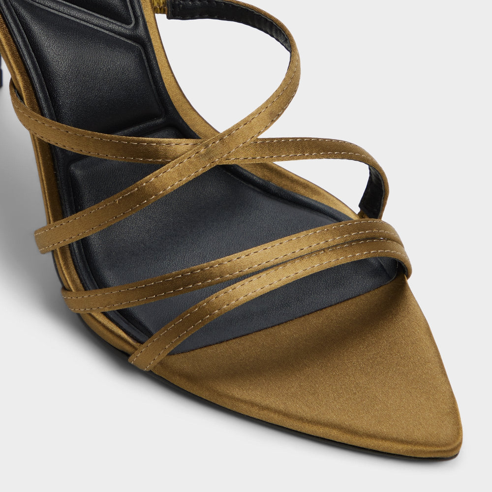 Other Green Solania Other Green Women's Strappy sandals - Strappy heeled sandal, Stiletto heel | Aldo