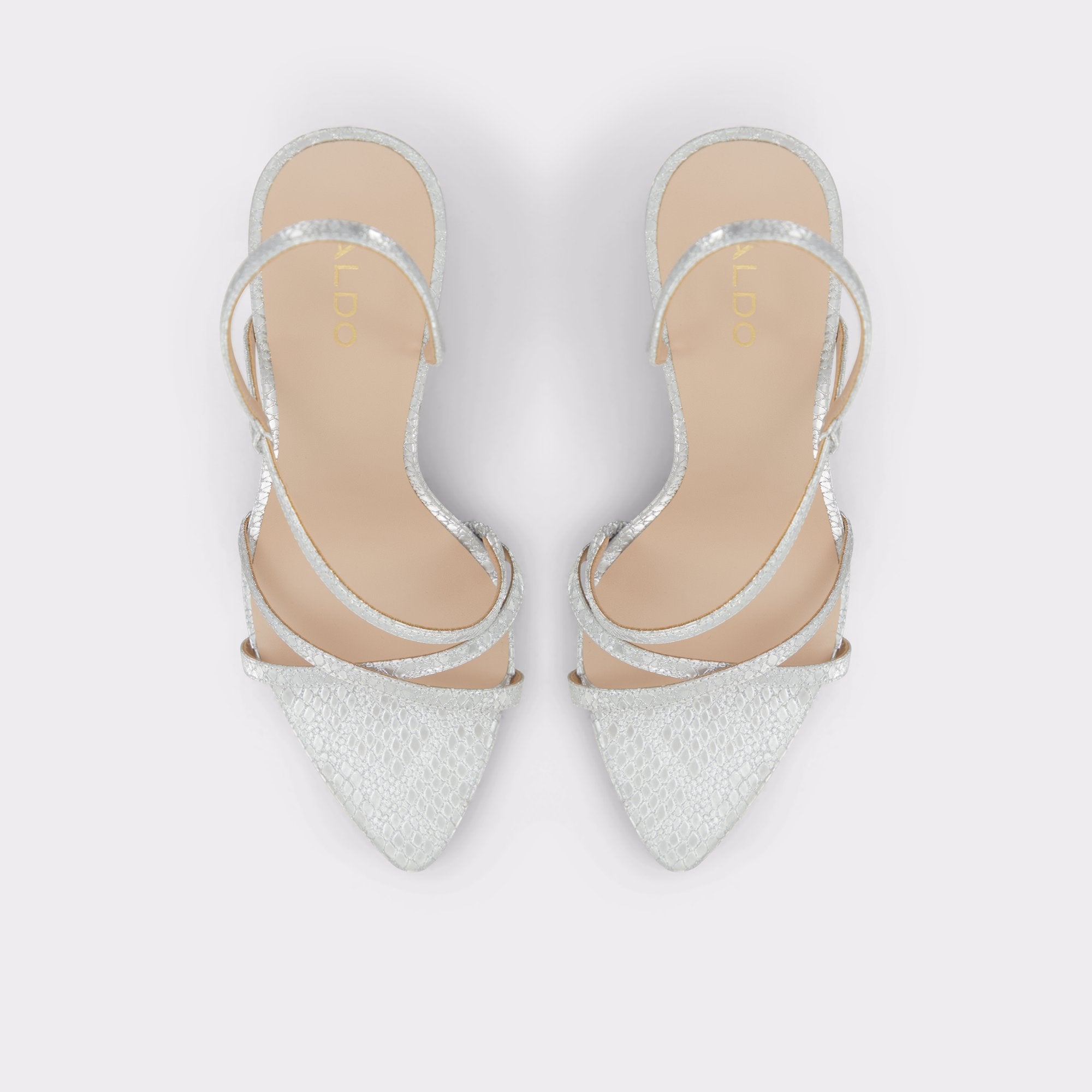 Silver Resurge in Silver - Strappy stiletto sandal, Stiletto heel | Aldo