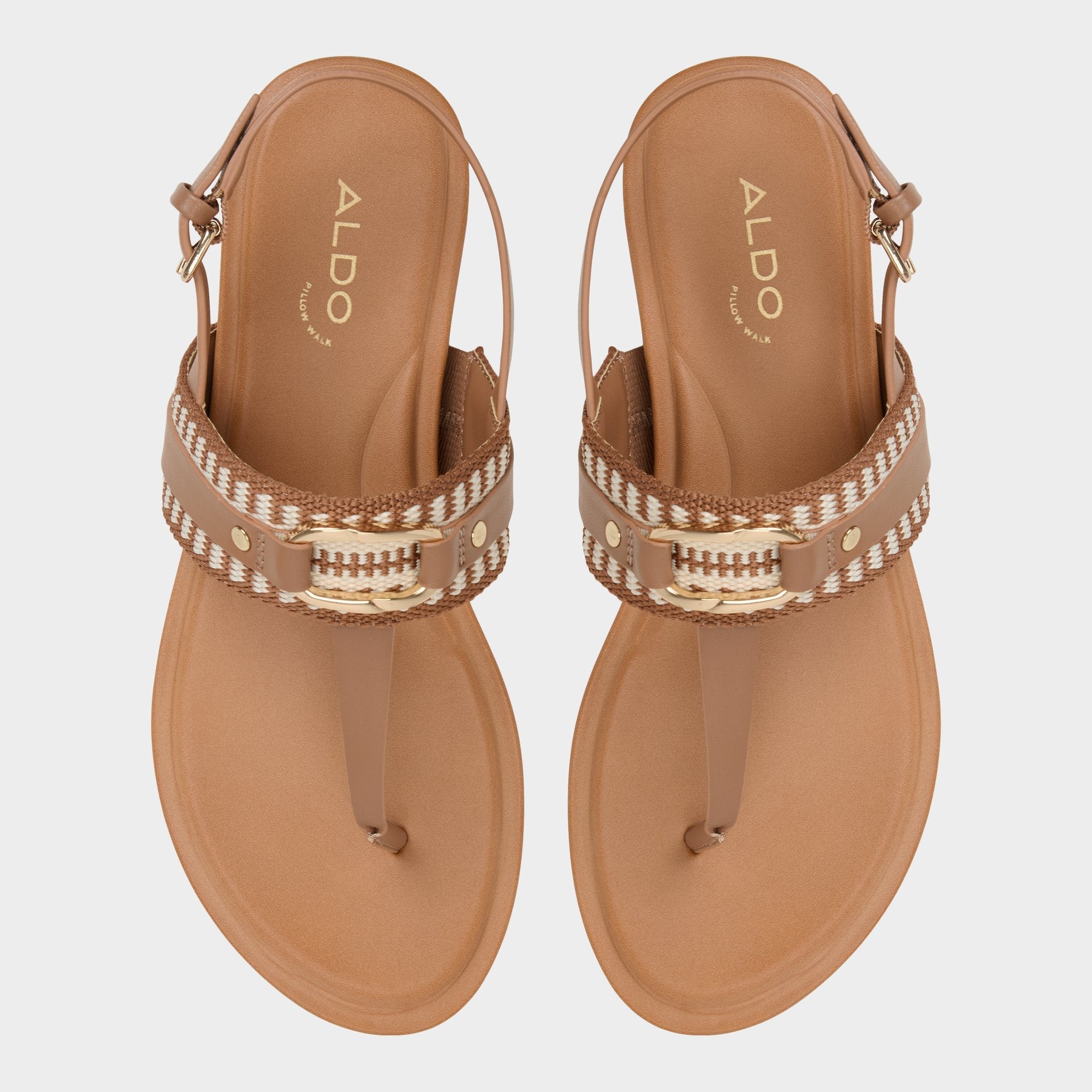 Medium Brown Taylen Medium Brown Women's Festival shoes accessories - T-strap sandal | Aldo
