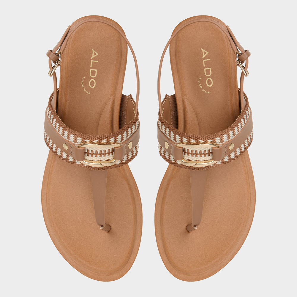 Medium Brown Taylen Medium Brown Women's Festival shoes accessories - T-strap sandal | Aldo