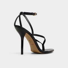 Black Abyfindley Black Women's Strappy sandals - Heeled flip flop, Stiletto heel | Aldo