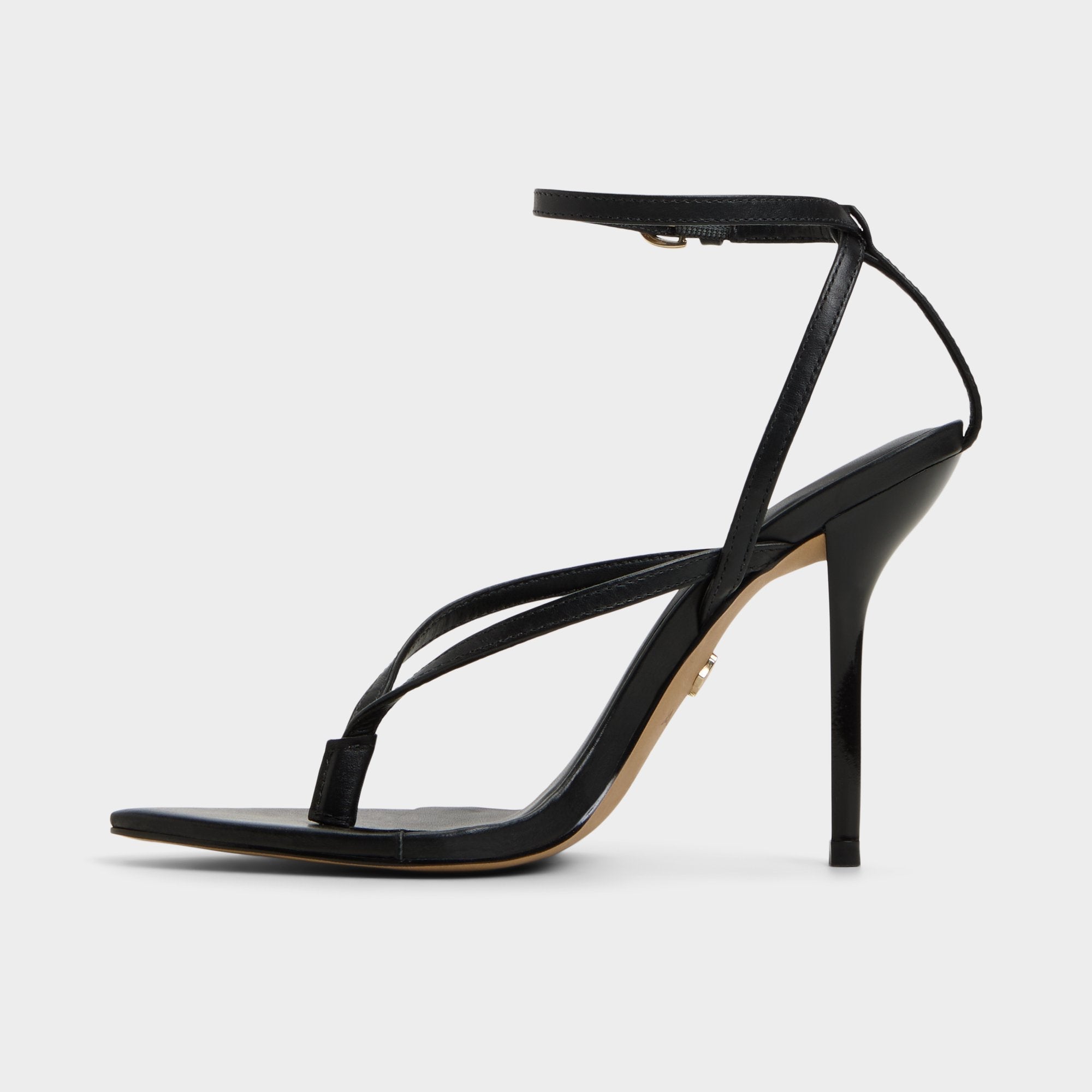 Black Abyfindley Black Women's Strappy sandals - Heeled flip flop, Stiletto heel | Aldo