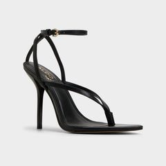 Black Abyfindley Black Women's Strappy sandals - Heeled flip flop, Stiletto heel | Aldo
