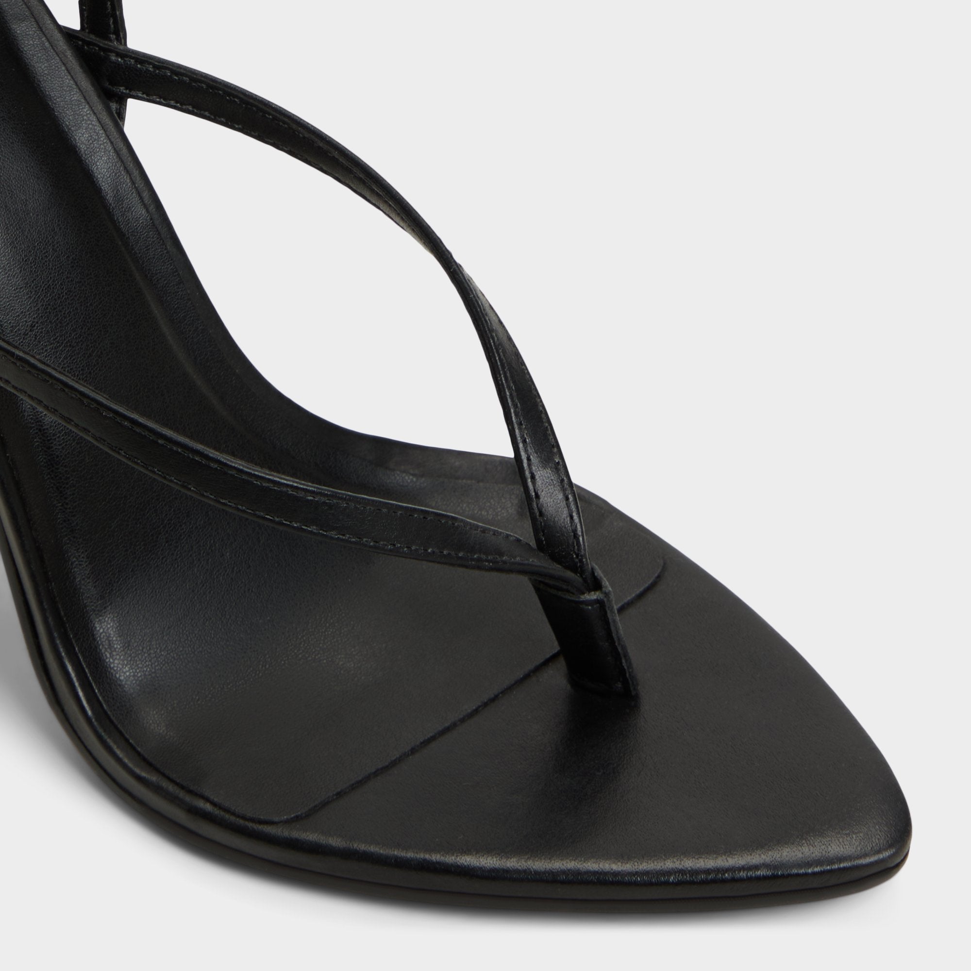 Black Abyfindley Black Women's Strappy sandals - Heeled flip flop, Stiletto heel | Aldo