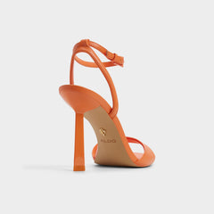 Medium Orange Illustrious Medium Orange Women's Strappy Heels - Strappy heeled sandal, Stiletto heel | Aldo