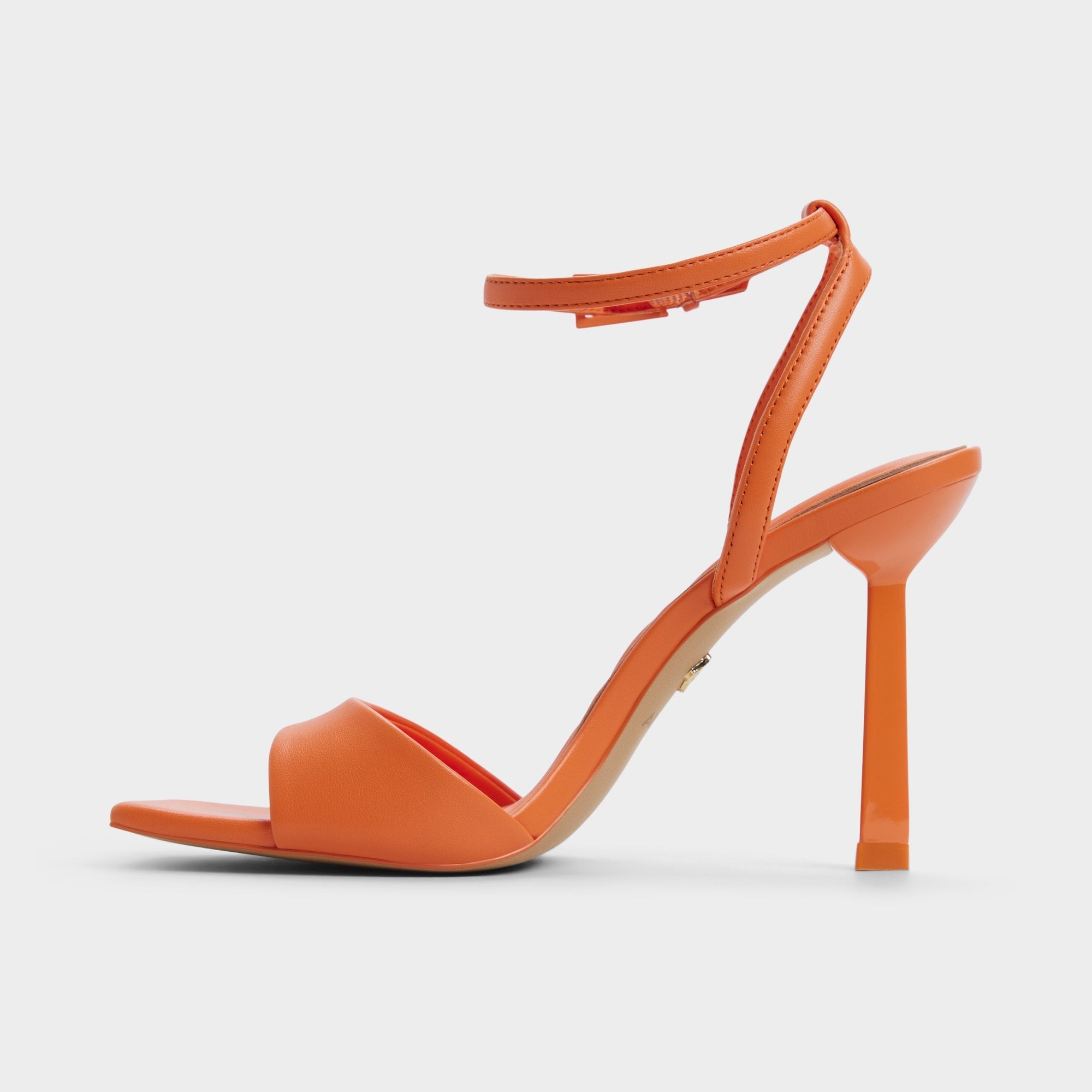 Medium Orange Illustrious Medium Orange Women's Strappy Heels - Strappy heeled sandal, Stiletto heel | Aldo